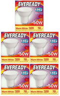 5 x Eveready Led Bulb Gu10 Warm White 5W - Single