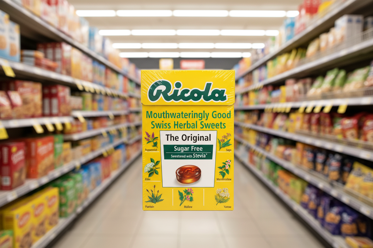 20 x Ricola Herb Sugar Free Box with STEVIA - 45g