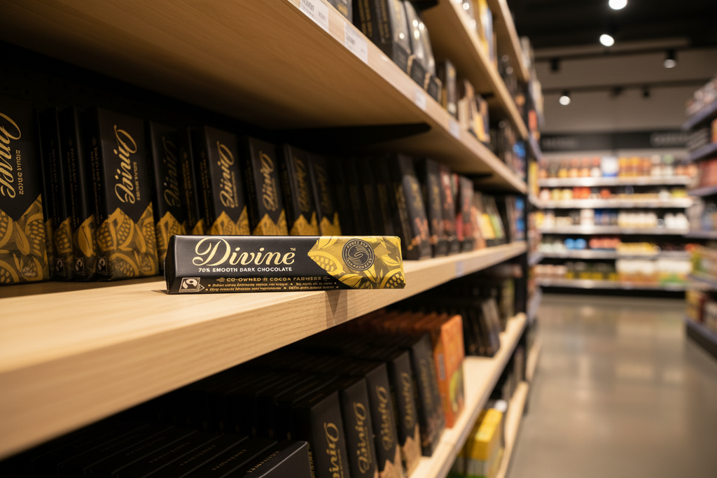 30 x Divine 70% Dark Chocolate - 35g