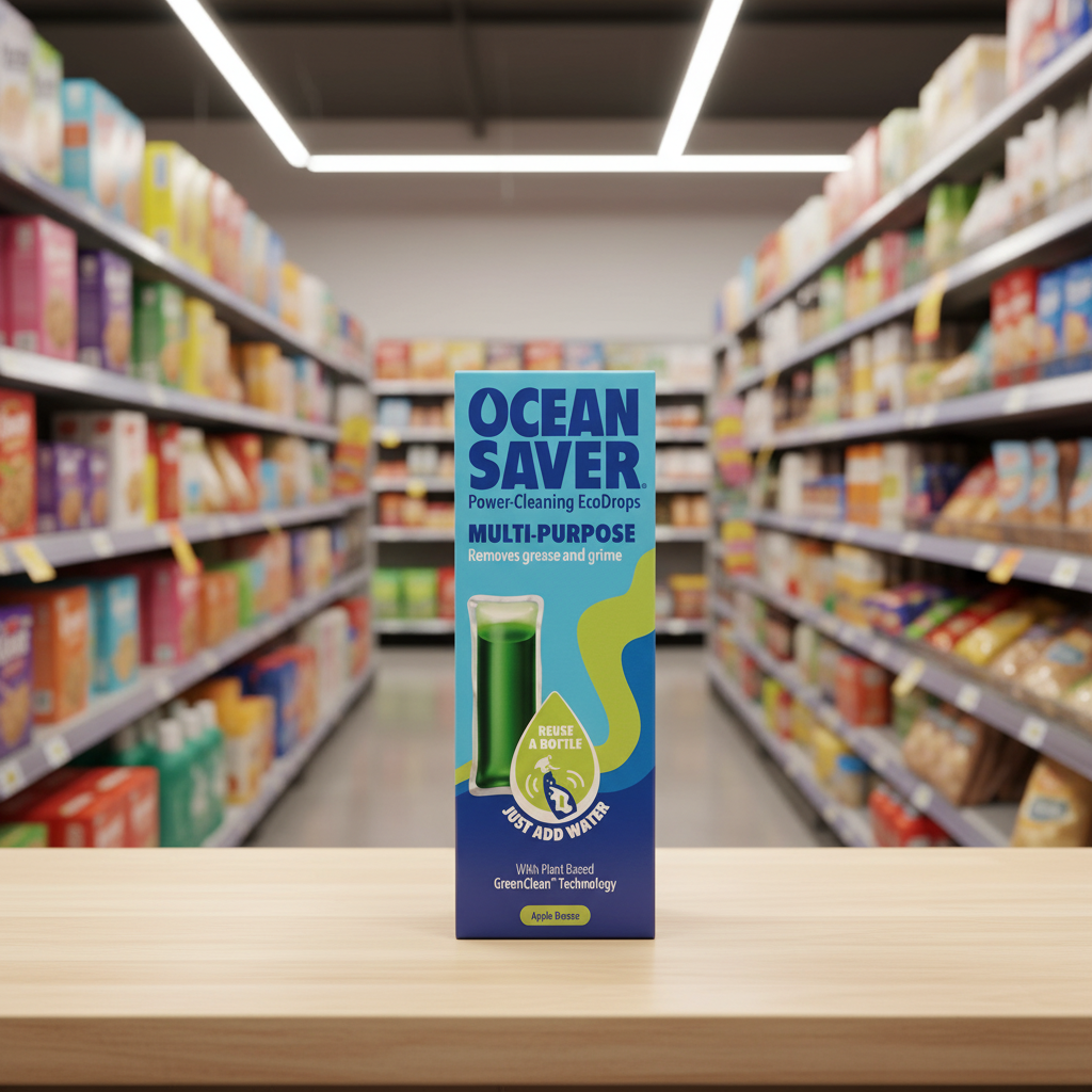 12 x OceanSaver Refill EcoDrop - Multipurpose Apple - 10ml