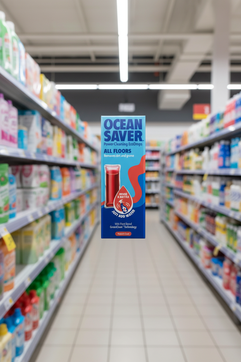12 x OceanSaver Refill EcoDrop - All Purpose Floor - 10ml