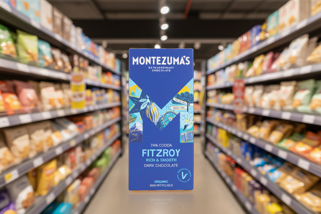12 x Montezuma FitzRoy - Dark 74% - 90g