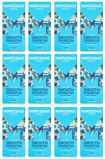 12 x Montezuma Smooth Operator - Milk 37% - 90g