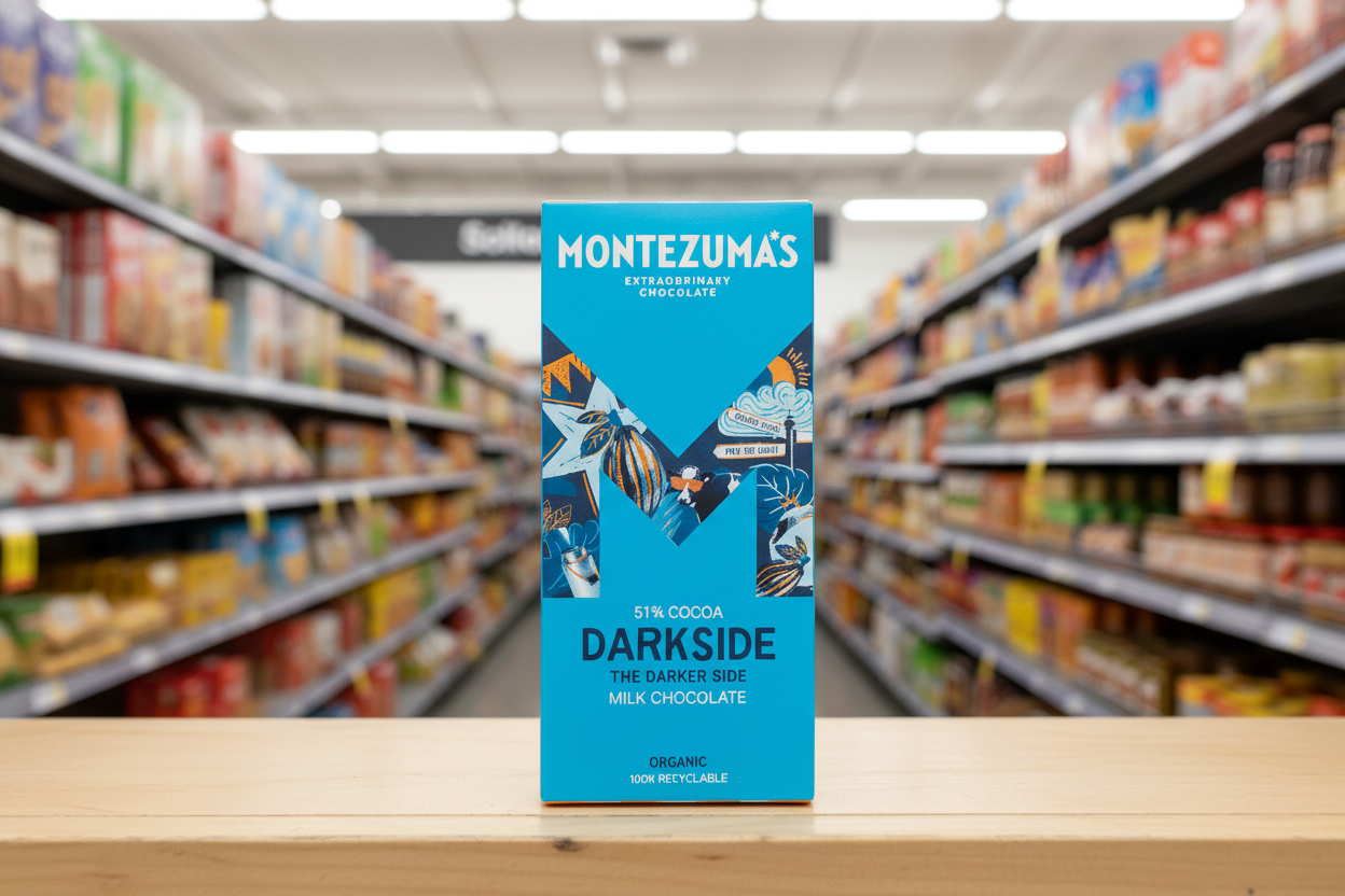 12 x Montezuma Dark Side - 51% Milk - 90g