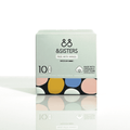 &Sisters Medium Organic Pads with Wings - 10pc