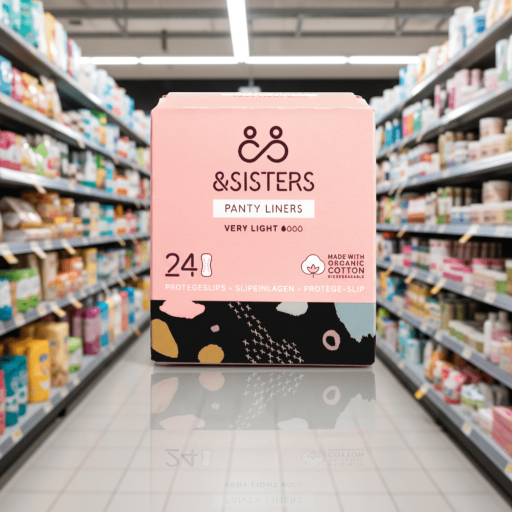 &Sisters Organic Breathable Liners - 24pc