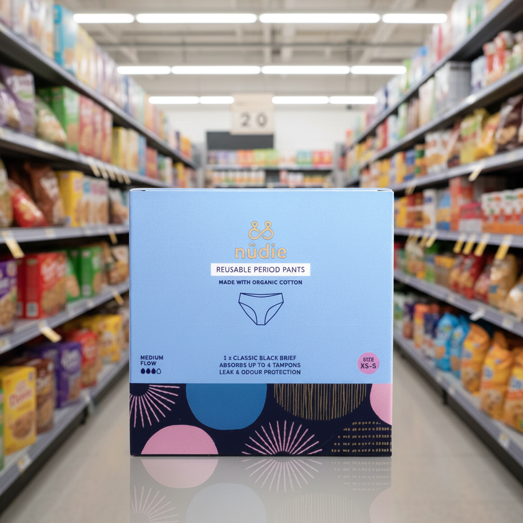 &Sisters Org Cotton Period Pants Black Size XS / S  - 1pc