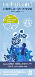 Natracare Organic Regular Applicator Tampons - 16pc