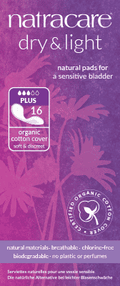 Natracare Dry & Light Inco Plus Pads - 16pc