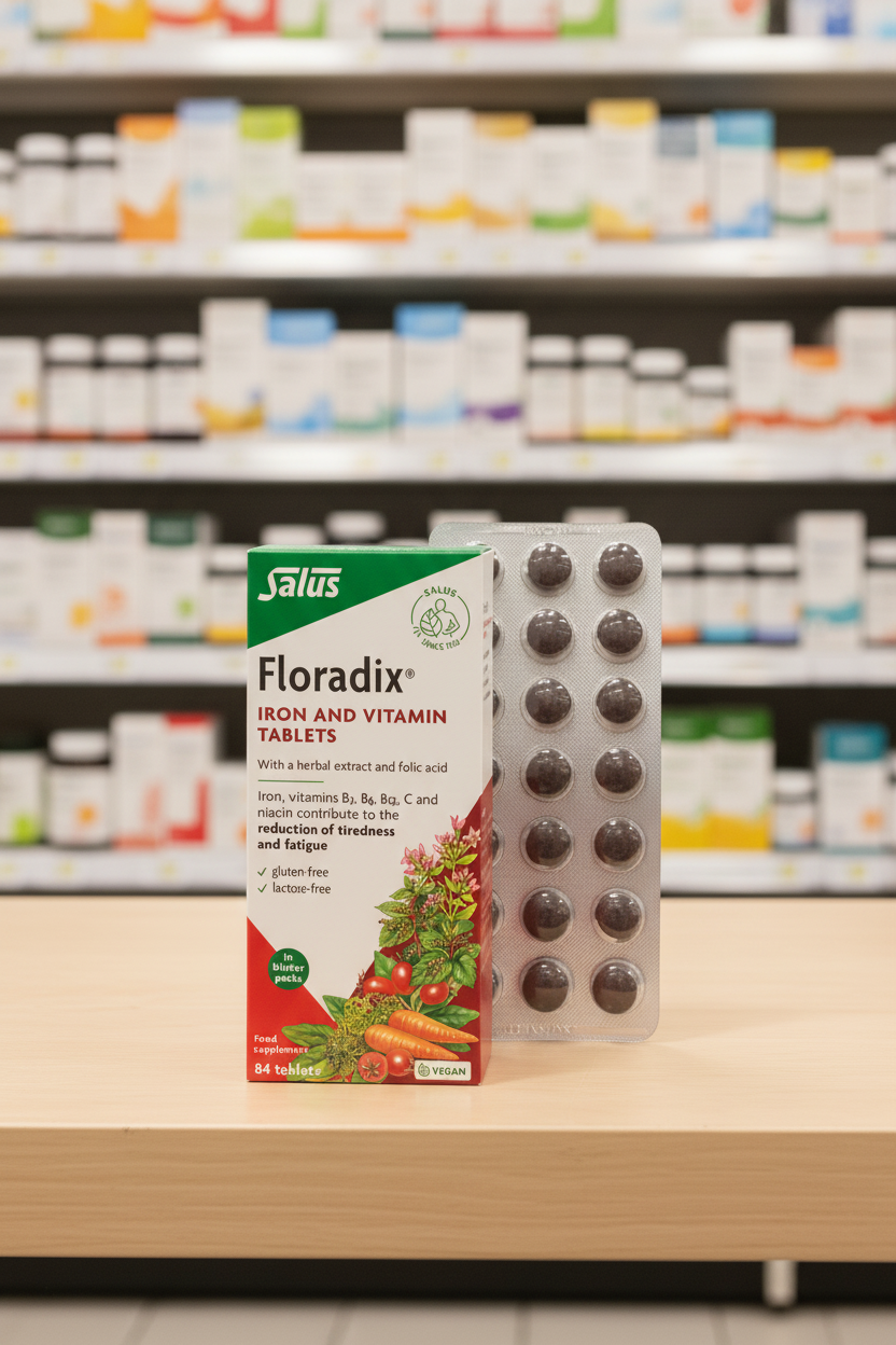 Floradix Iron and Vitamin Tablets - 84Tabs
