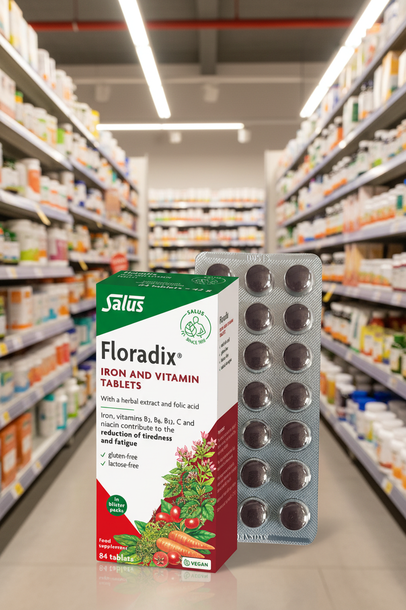 Floradix Iron and Vitamin Tablets - 84Tabs