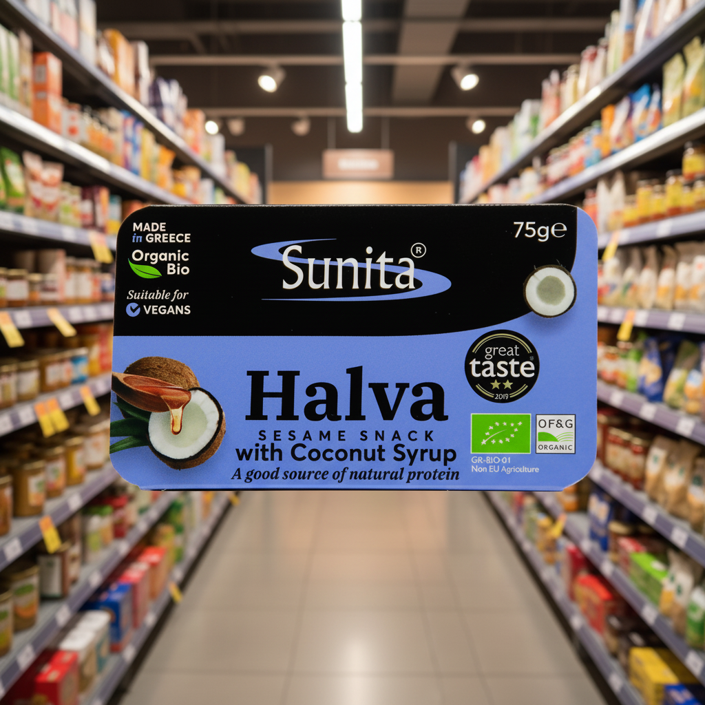 Sunita Organic Halva with Coconut Syrup - 75g