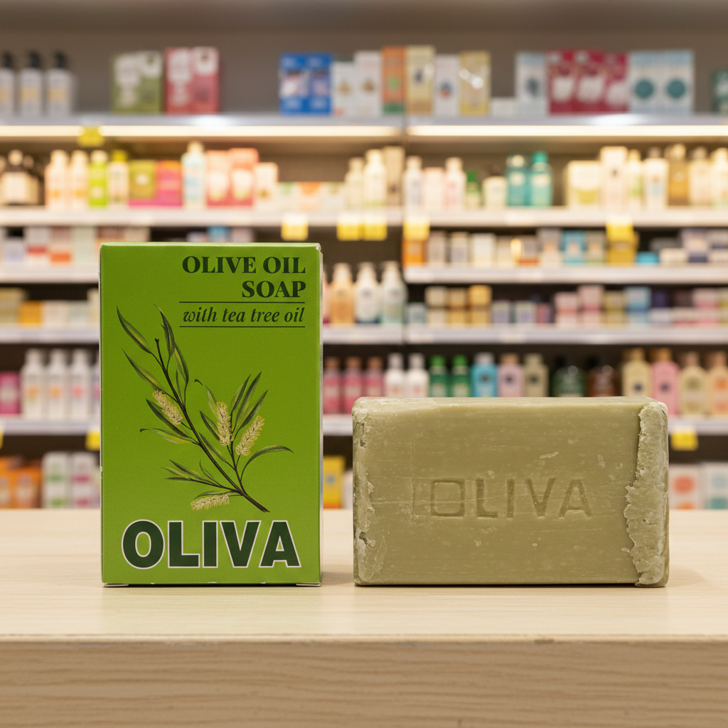 Oliva Olive Oil Soap Tea Tree - 100g