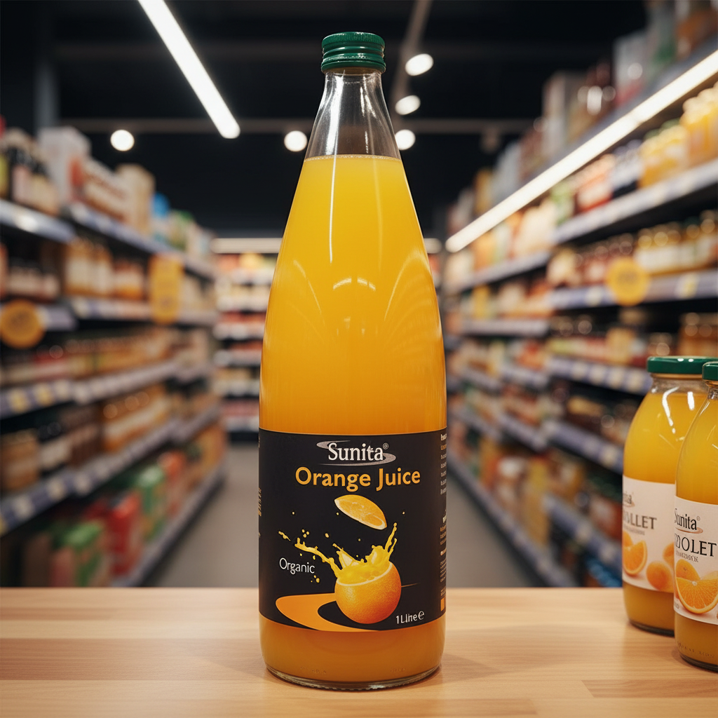 Sunita Organinc Orange Juice - 1ltr