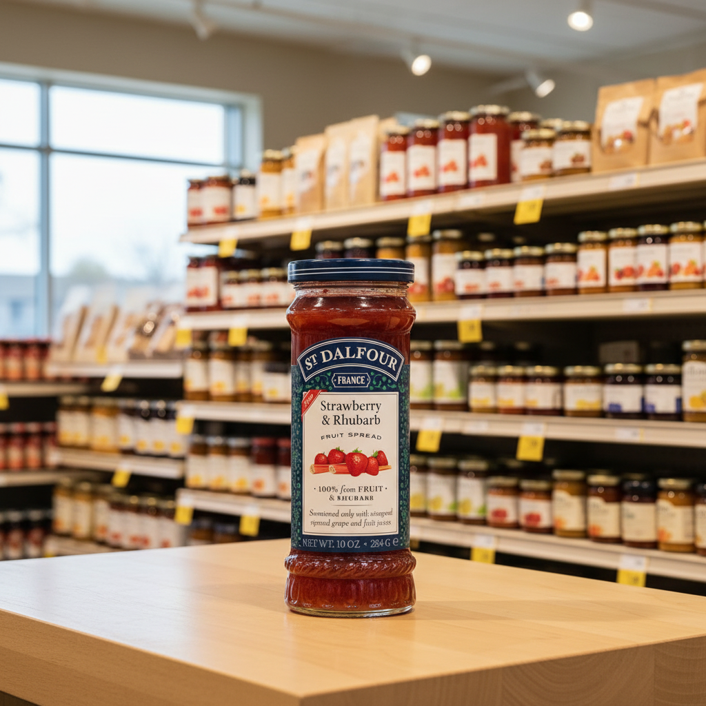 St Dalfour Strawberry & Rhubarb Spread - 284g