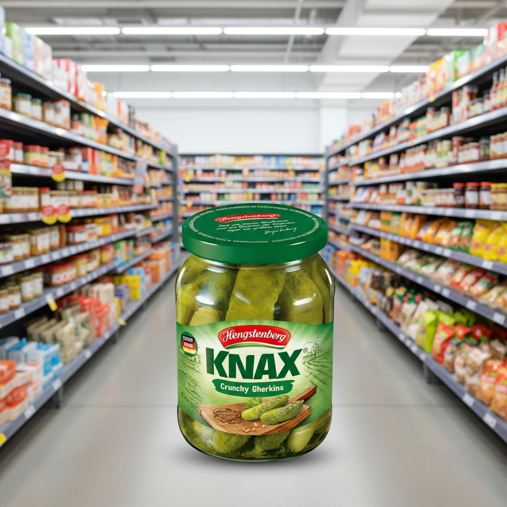 Hengstenberg Knax Crunchy Gherkins - 330g
