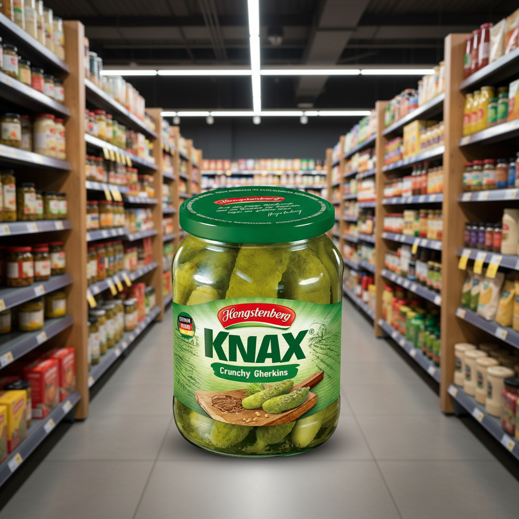 Hengstenberg Knax Crunchy Gherkins - 330g