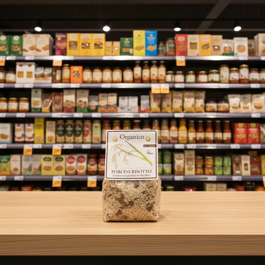 Organico Org porcini risotto - 250g