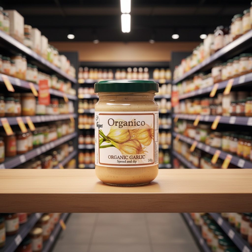 Organico Org  garlic spread & dip - 140g