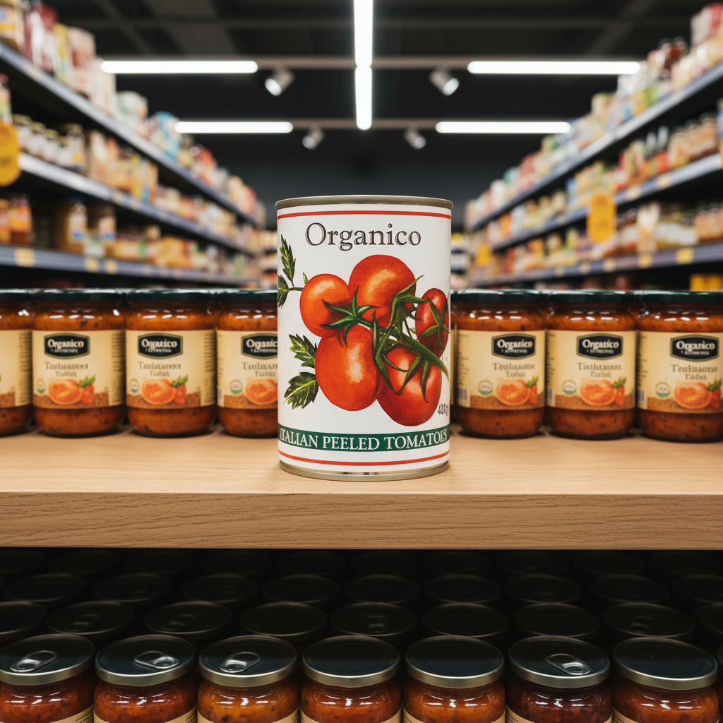 Organico Org peeled tomatoes from Tuscany - 400g