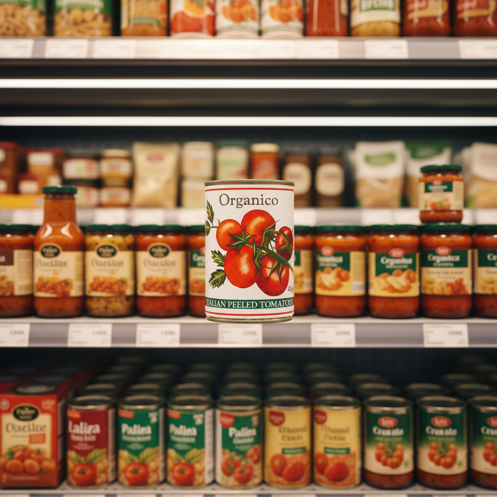 Organico Org peeled tomatoes from Tuscany - 400g