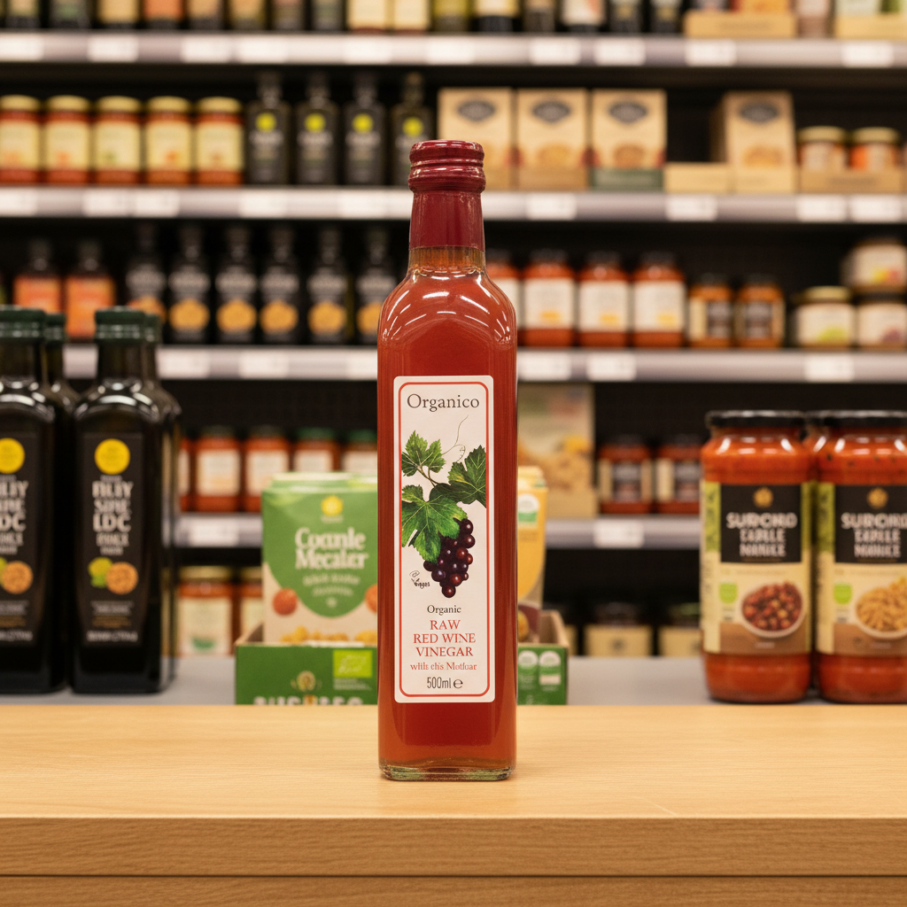 Organico organic raw red wine vinegar - 500ml