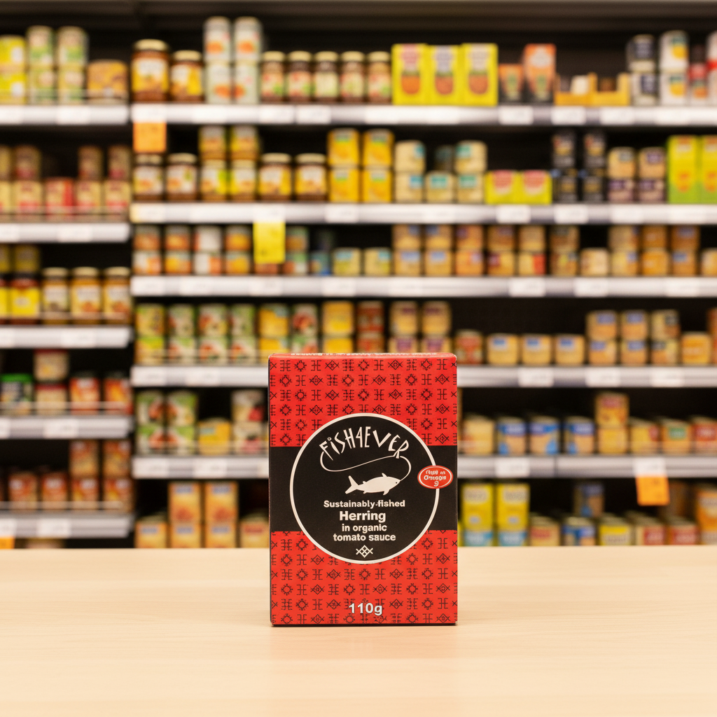 Fish4ever Herring in organic tomato sauce  - 110g