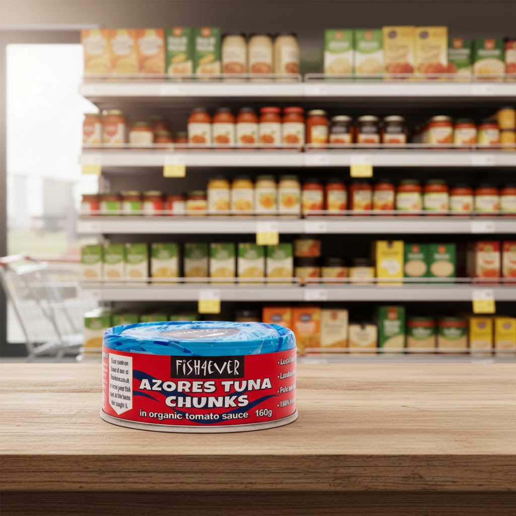 Fish4ever Azores SJ tuna chunks in tomato sauce  - 160g