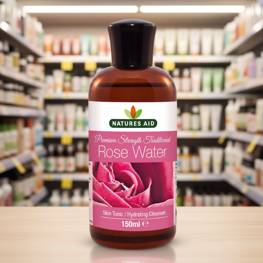 Natures Aid Rosewater Premium Strength - 150ml