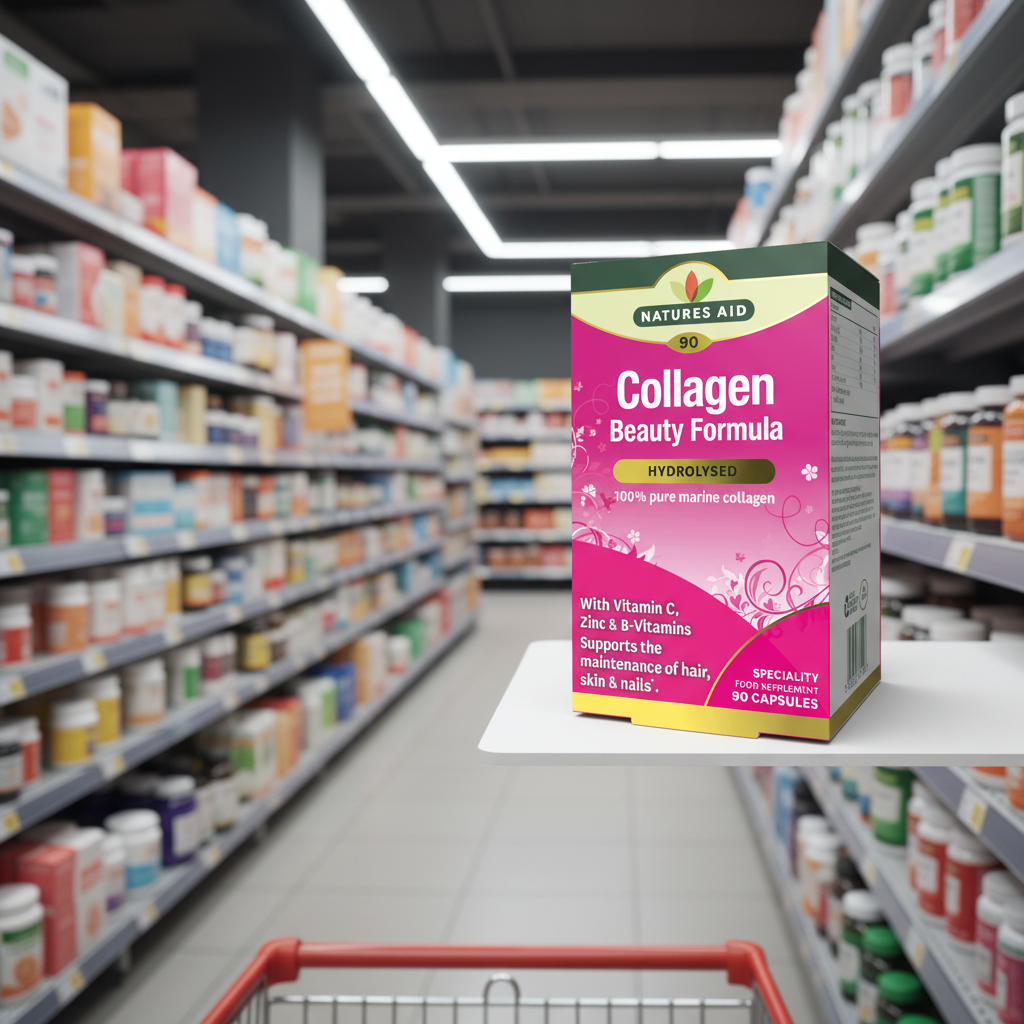 Natures Aid Collagen Beauty Formula - 90caps