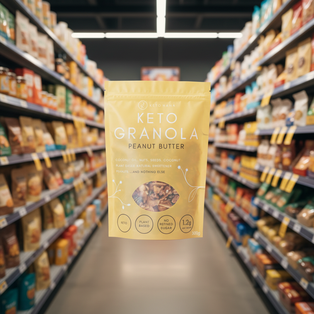 Keto Hana Peanut Butter keto granola - 300g