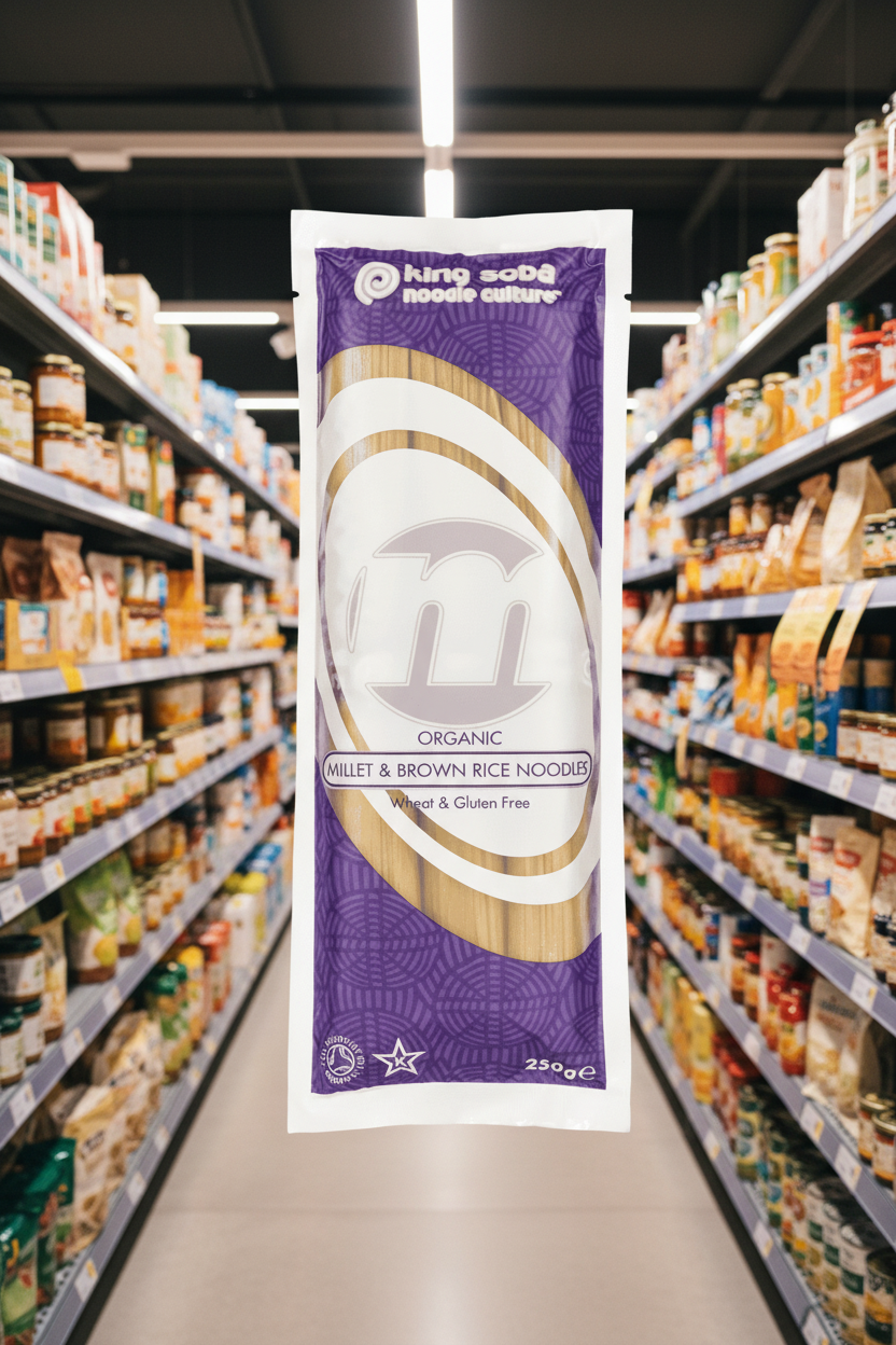King Soba Organic Millet & Brown Rice Noodles - 250g