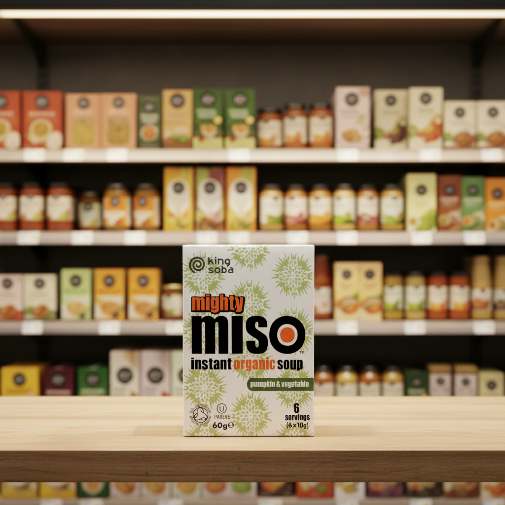 King Soba Org Miso Soup with Pumpkin & Vegetable - 60g