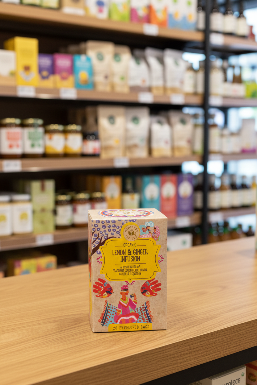 Ministry of Tea Organic Lemon & Ginger Infusion  - 20bags