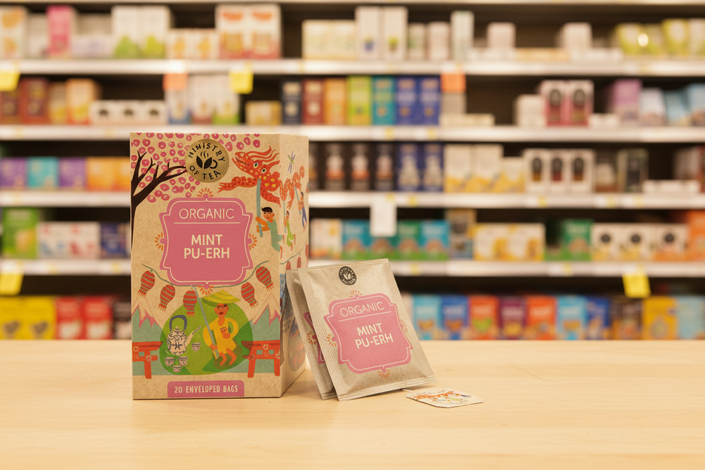 Ministry of Tea Organic Mint Pu Erh  - 20bags