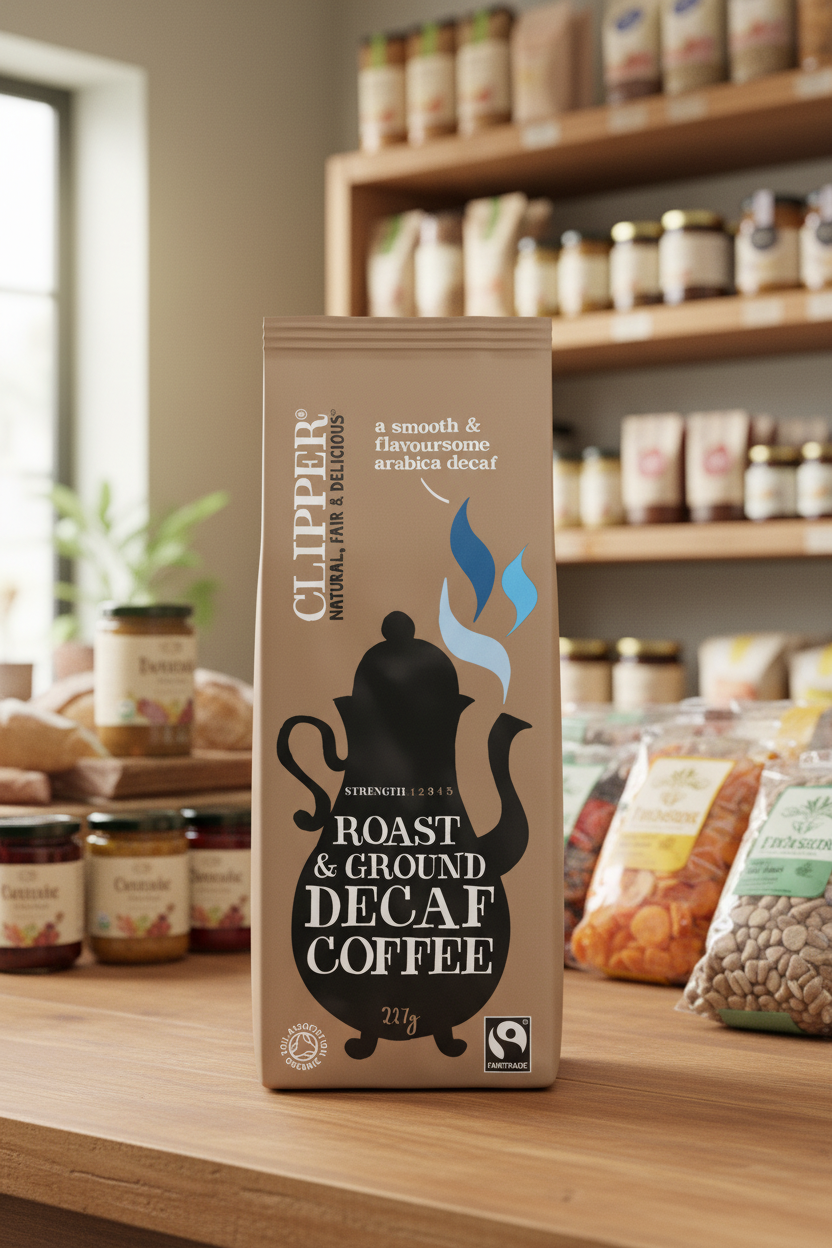 Clipper Fairtrade Organic Decaffeinated Coffee - 227g