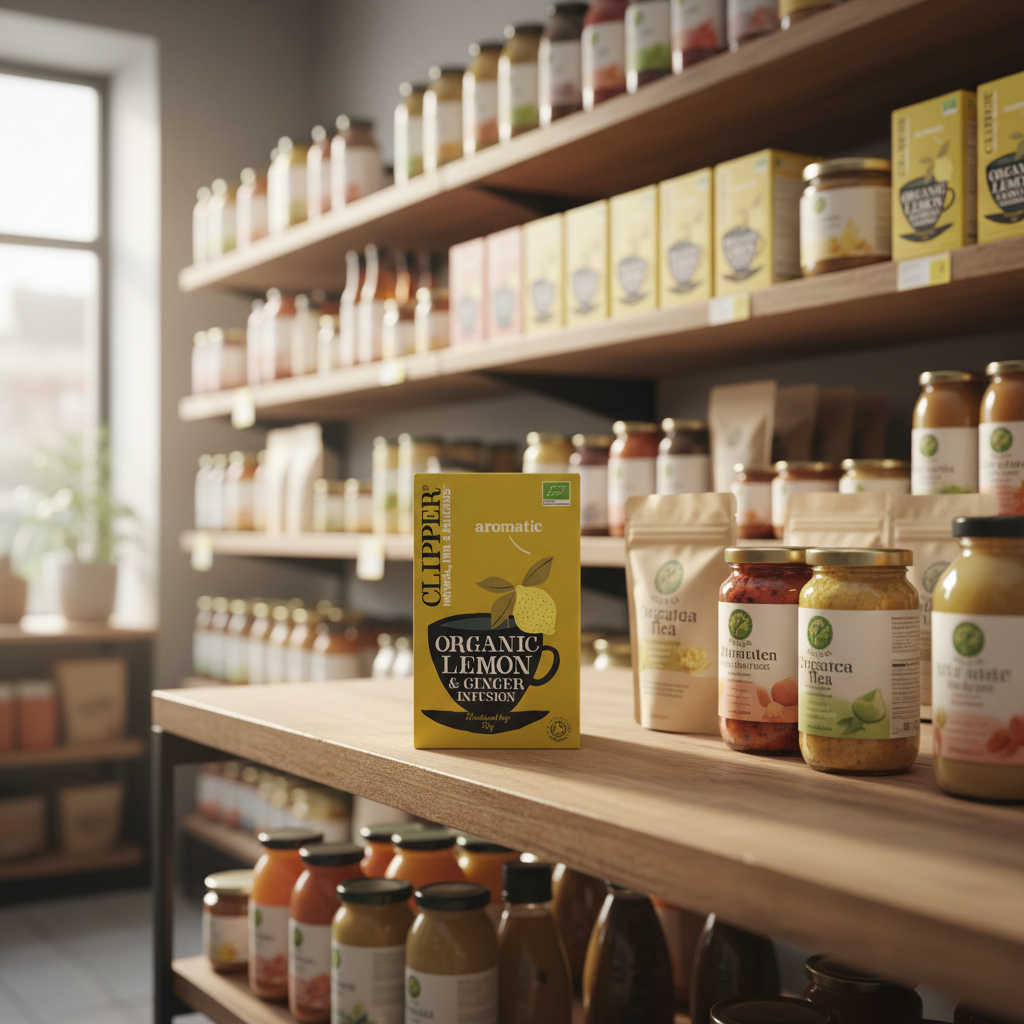 Clipper Organic Infusion Lemon & Ginger Tea Bags - 50g
