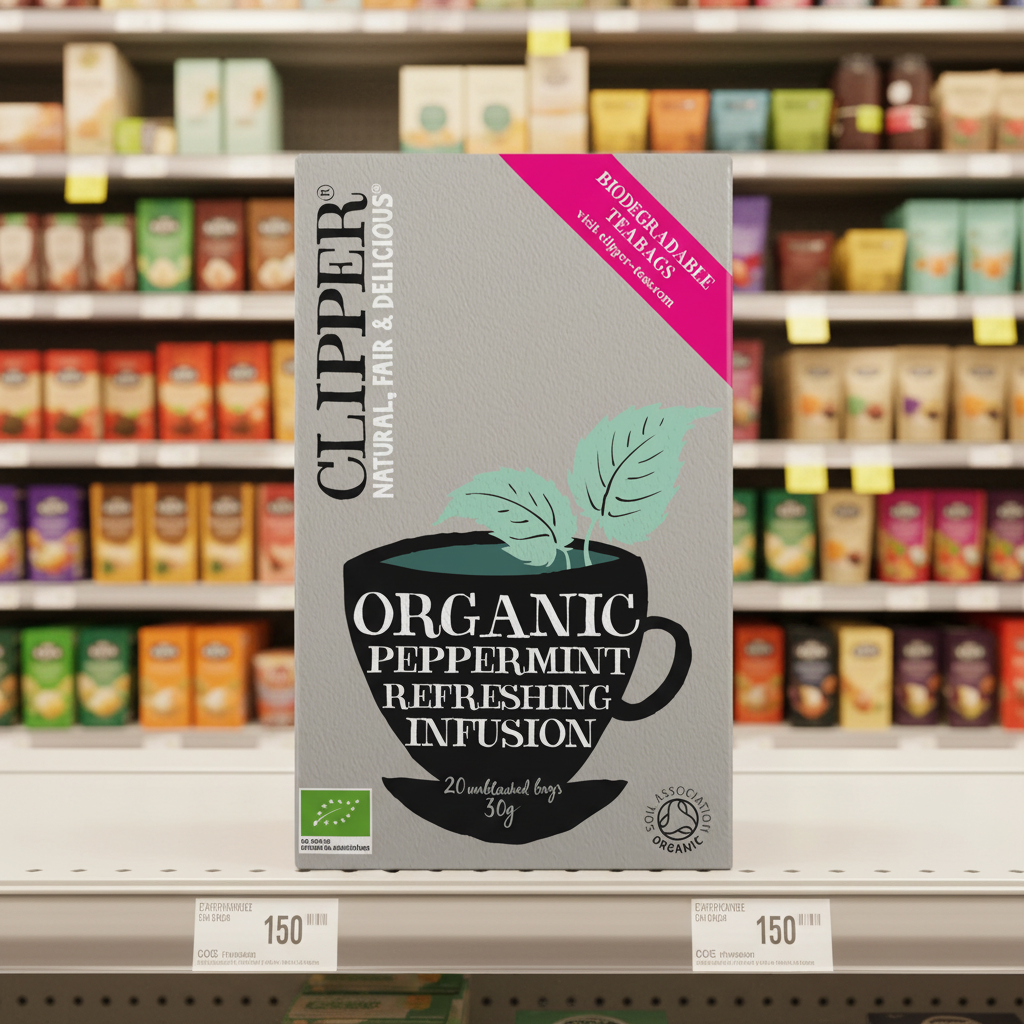 Clipper Organic Infusion Peppermint Tea Bags - 30g