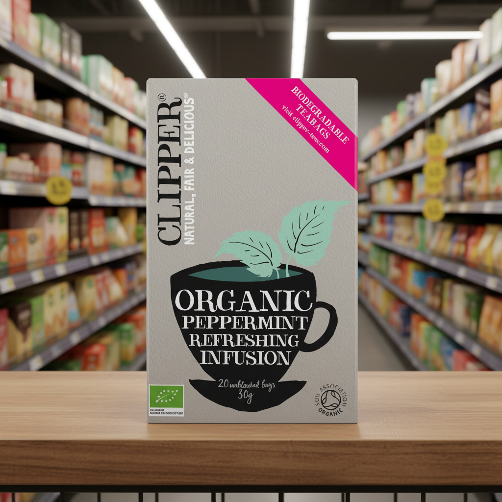 Clipper Organic Infusion Peppermint Tea Bags - 30g