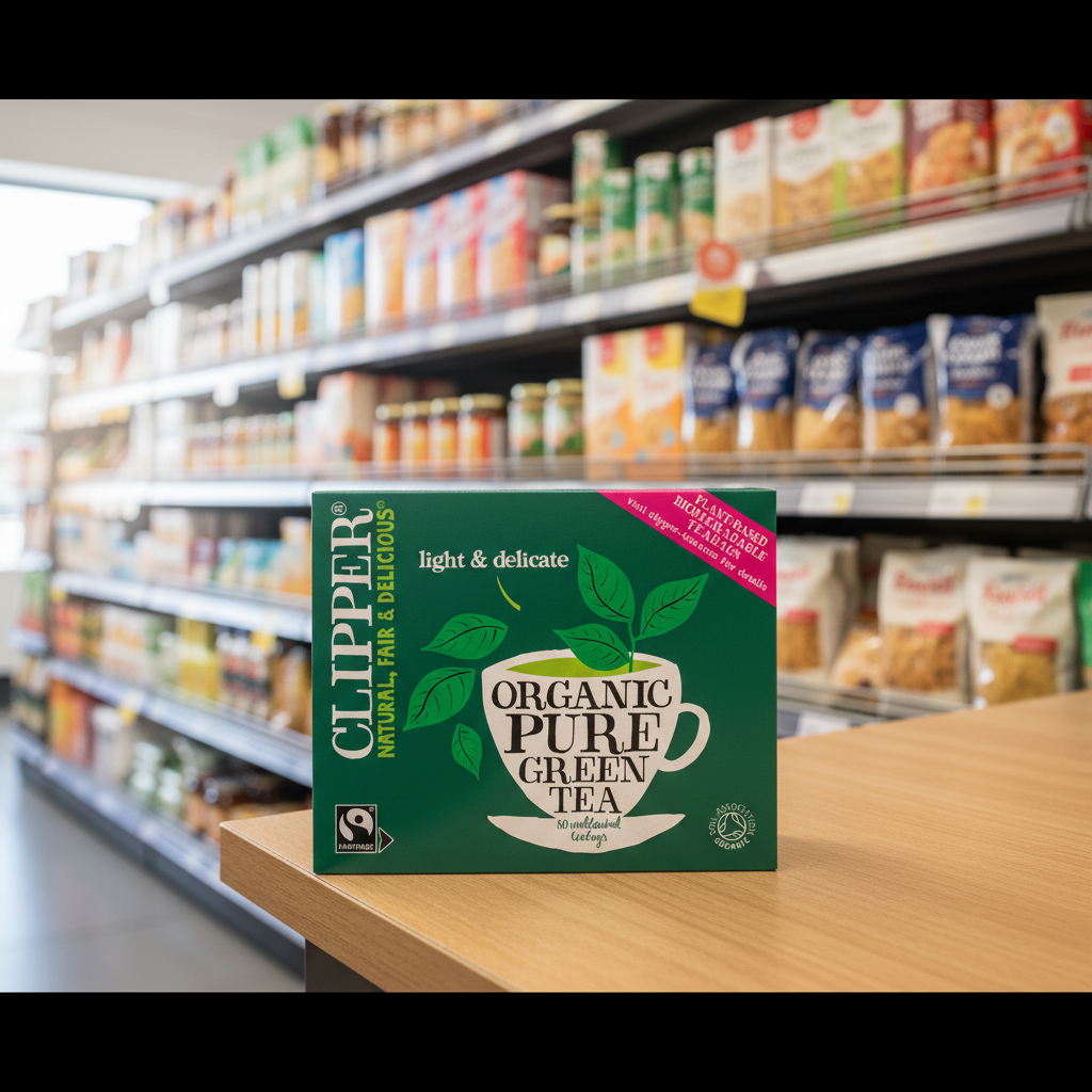 Clipper Fairtrade Organic Green Tea Bags - 160g