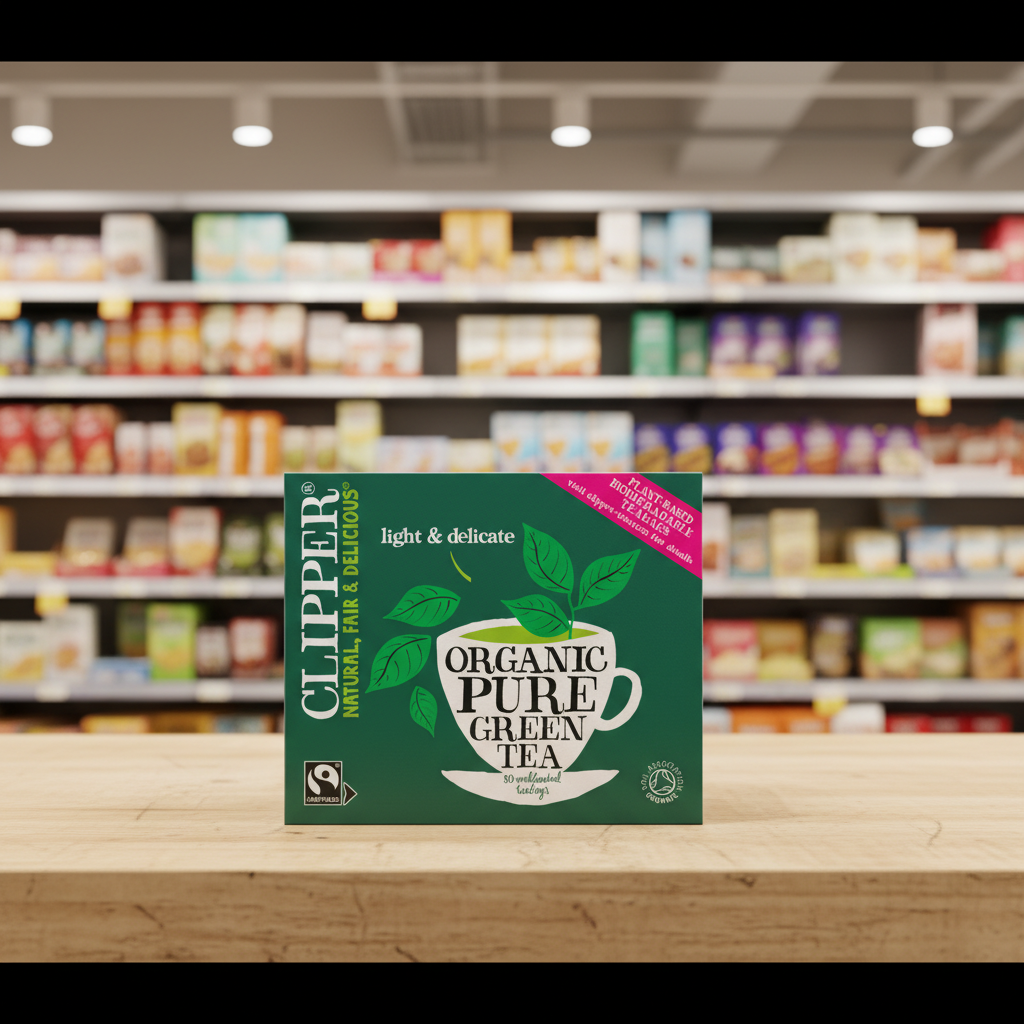 Clipper Fairtrade Organic Green Tea Bags - 160g