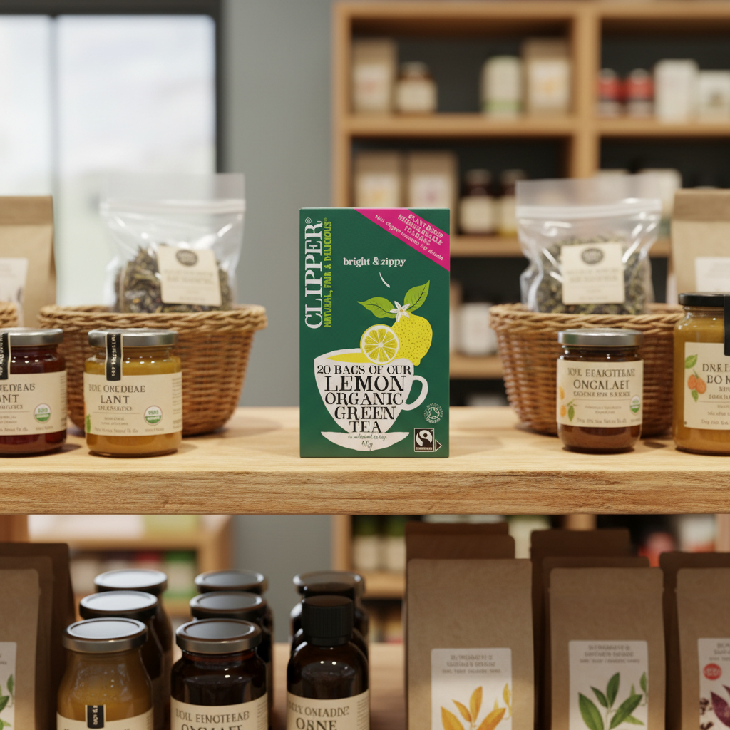 Clipper Organic Green & Lemon Tea Bags - 40g