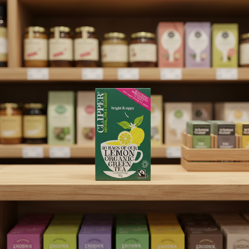 Clipper Organic Green & Lemon Tea Bags - 40g