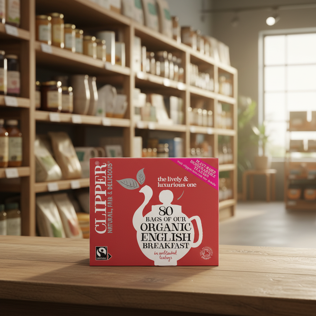 Clipper Fairtrade Org English Breakfast Tea Bags - 232g