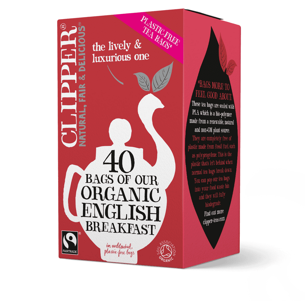 Clipper Fairtrade Org English Breakfast Tea Bags - 116g