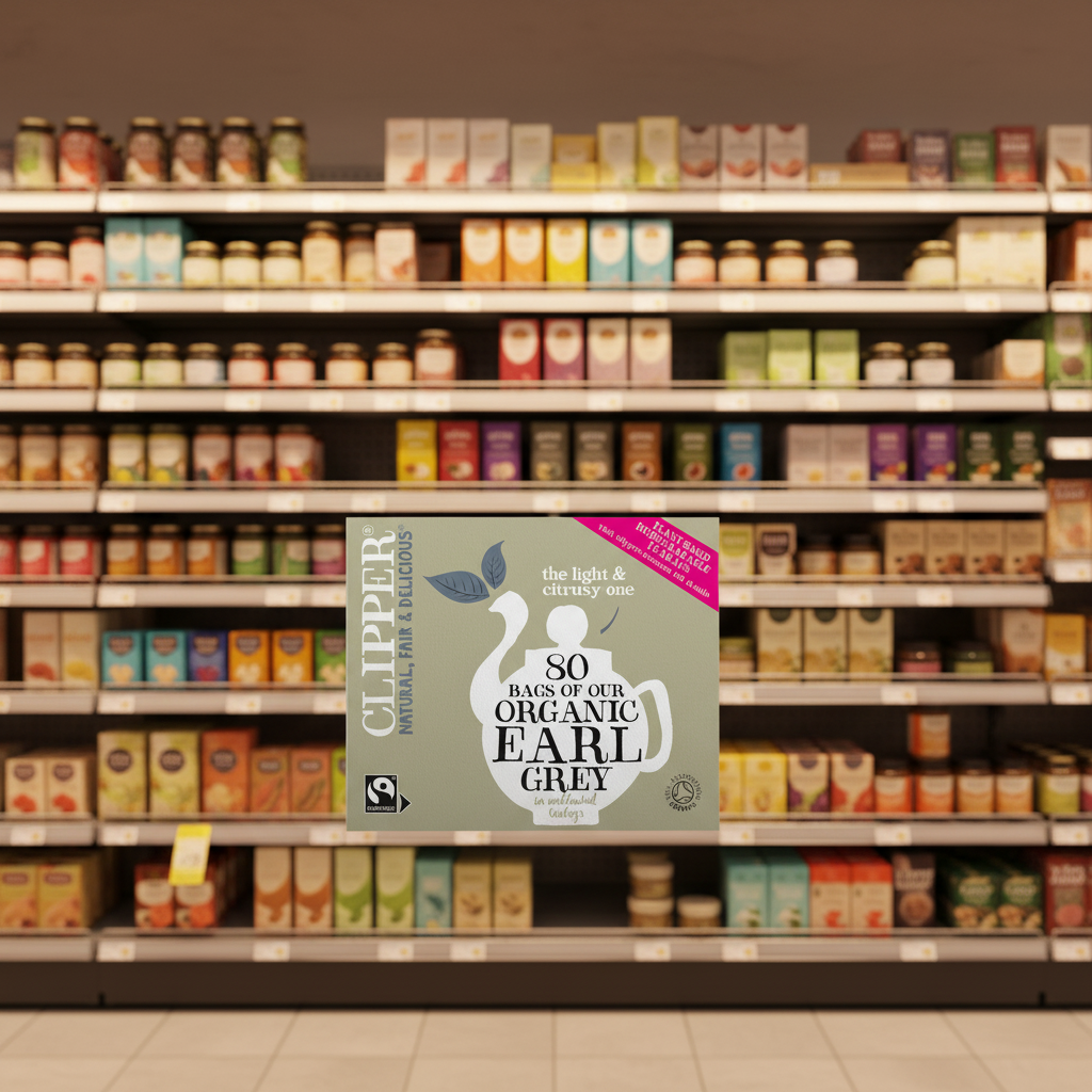 Clipper Fairtrade Organic Earl Grey Tea Bags - 200g