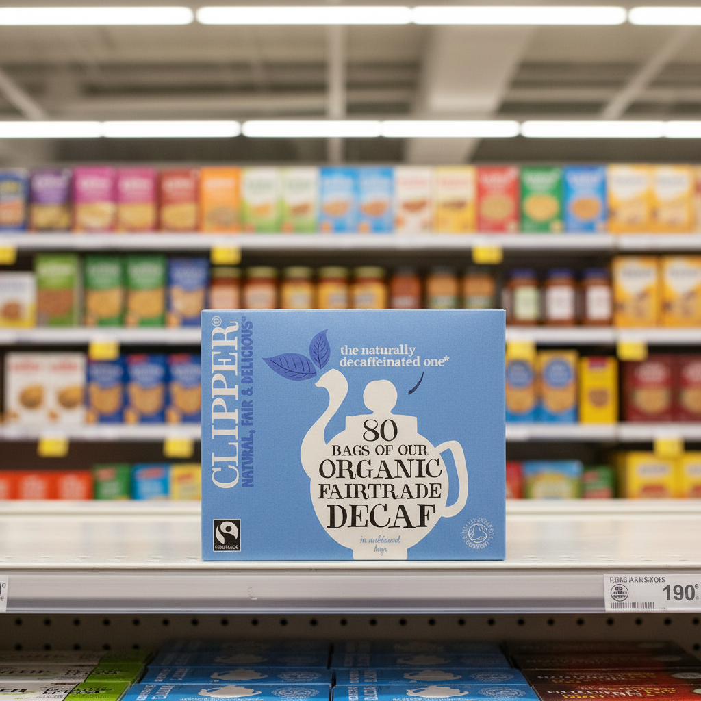Clipper Fairtrade Organic Everyday Decaf Tea Bags - 232g
