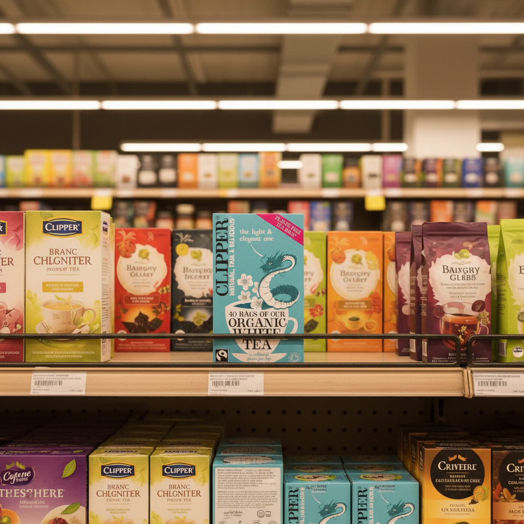 Clipper Fairtrade Organic White Tea Bags - 70g