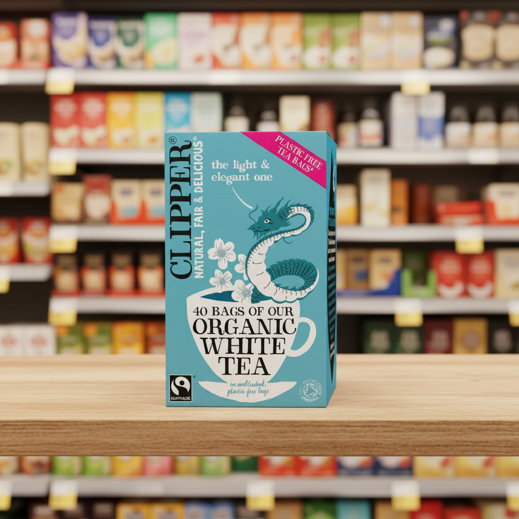 Clipper Fairtrade Organic White Tea Bags - 70g