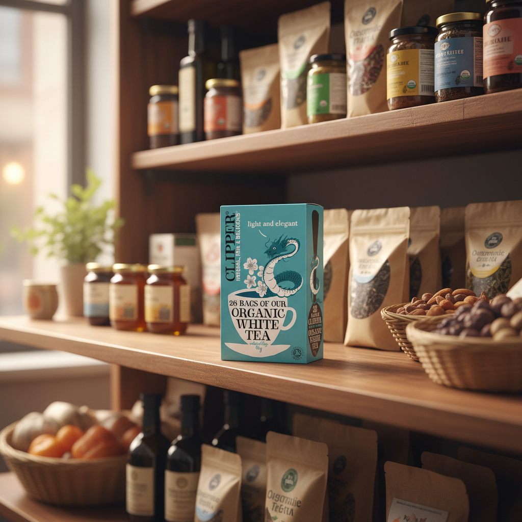 Clipper Fairtrade Organic White Tea Bags - 45g